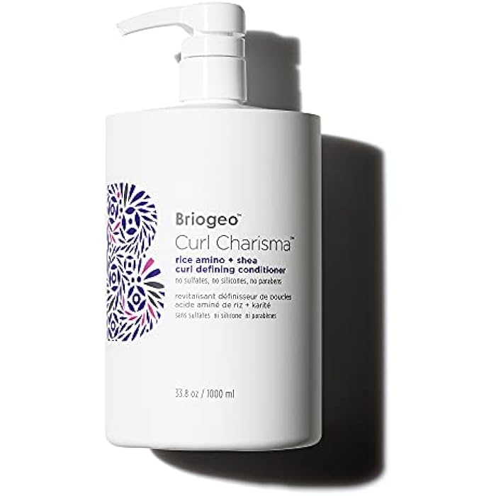 Briogeo Curl Charisma Rice Amino + Avocado Hydrating Conditioner, Define and Moisturize Wavy, Curly, and Coily Hair, Minimize Frizz, Sulfate-free, Vegan, Cruelty-Free - Image 1